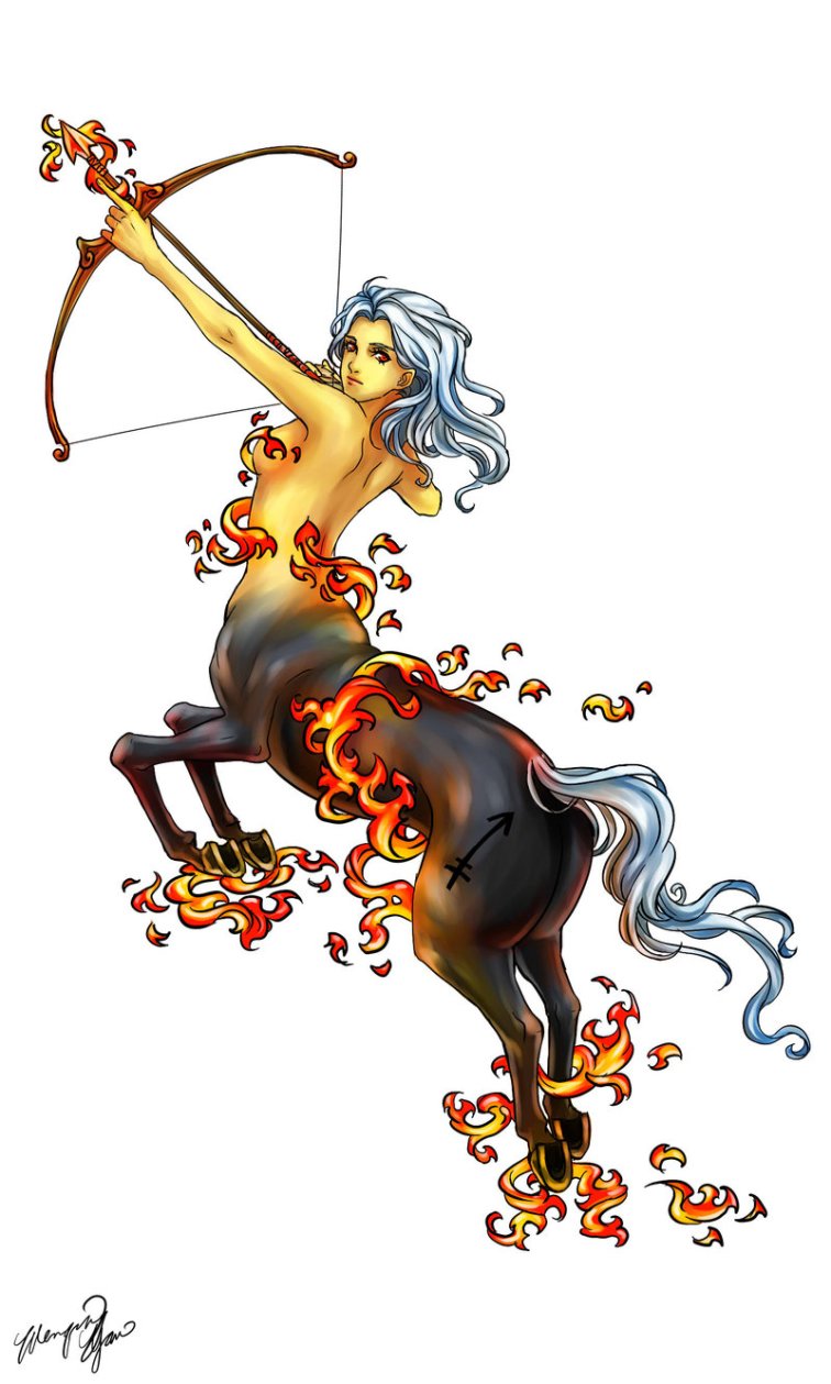 sagittarius_tattoo_commission_by_yuumei